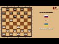 azarov alexander rus grebenkin valeriy ukr . world_russian checkers_men 2005. semifinal.