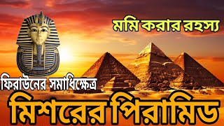 মিশরের পিরামিড। ফিরাউনের সমাধিক্ষেত্র । মৃত্যুর পর মমি করার রহস্য #pyramid #science #egypt #facts