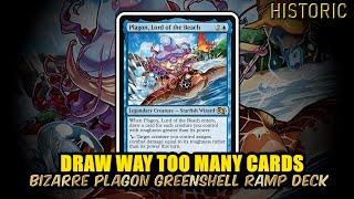 This Weird Jumpstart Card Draws You Way Too Many Cards - Plagon Ramp | Historic BO3 | MTG Arena