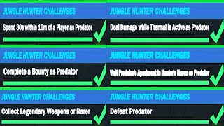 Fortnite All Complete Jungle Hunter Quests Guide   How to Unlock All Predator Rewards