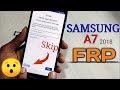 Samsung Galaxy A7(2018) FRP unlock || Google Account Removed ||Bypass Done