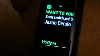 How to control Spotify on an android using a Fitbit Charge 6 smart watch