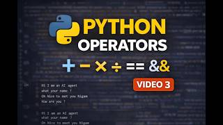 Python Operators Explained 🐍 | Arithmetic, Comparison & Logical | Python Video 3