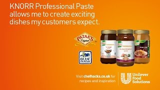 KNORR Professional Pastes | Unilever Food Solutions UK