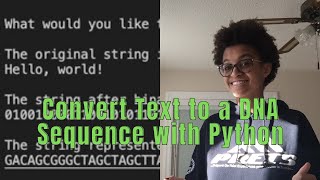 Convert Text to a DNA Sequence With Python