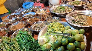 หาของกินที่ตลาดเวียงจันทน์ ส้มตำร้านเด็ดที่ริมโขง Vientiane, Laos market