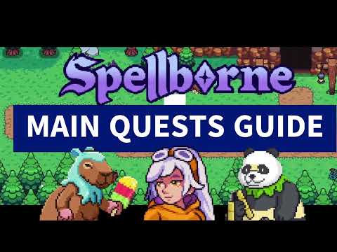 ULTIMATE MAIN QUEST GUIDE IN SPELLBORNE! LET'S GO! #spellborne #surge