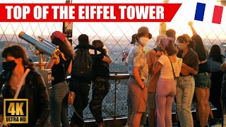 【4K】Eiffel Tower Paris Evening Climb To The Top (Summit) | August 2020 in Ultra HD (2160p 25fps)