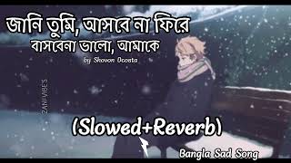 Jani Tumi Asbena Fire - জানি তুমি | Shovon D'costa | Bangla Sad Song (Slowed+Reverb) Bangla LoFi Mix