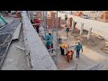 the daily activities of construction workers in cambodia