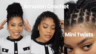 Amazon Illusion Crochet Mini Twists | Protective style for beginners | Yanky Twists Crochet