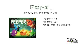 루츠템 멘사영재프로그램 [피퍼(Peeper)]_기본 게임 방법