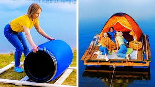 How to Make Camp on the Water? SMART DIY TRAVEL HACKS