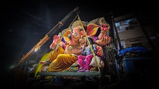 Biggest Ganesh Aagman 2024 | Dhoolpet Ganesh Transporting to tamilnadu hosur | Vinayak chavithi 2024