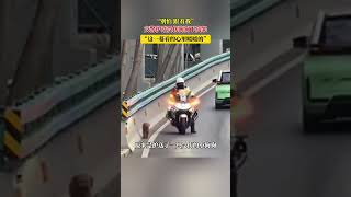 #shorts“別怕 跟着我”，交警護送受傷狗狗下高架