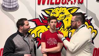 Postgame Interview w/ Moncton Wildcats Markus Vidicek