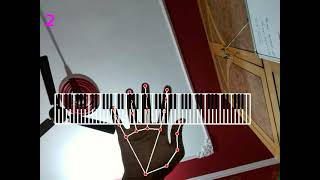 Virtual Piano using OpenCV