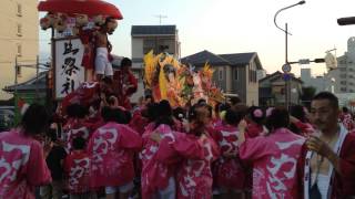 山車の周りで跳ね 刈谷 万燈祭 司町 本楽 2014年 ,Kariya Mando Festival 2014