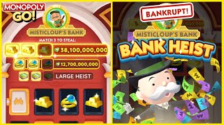 Monopoly Go: Mega Heist Compilation - Biggest Bank Heists in Monopoly Go