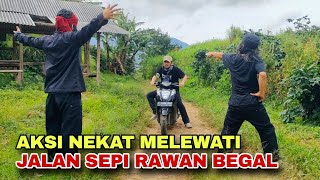 MENJEBAK BEGAL KEJAM DI JLAN SEPI YANG DI HUNI PULUHAN BEGAL \u0026 DUKUN