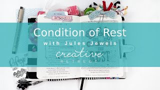 Bible Journaling with Julie | Condition of Rest | "My Refuge" Collection | May 2022