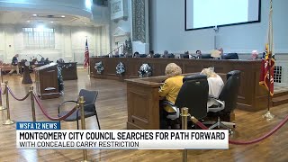 Montgomery City Council wrestles with concealed carry restriction