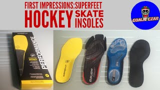 Superfeet Hockey Skate Insoles:  First Impressions