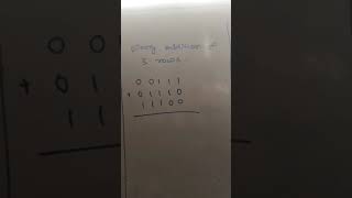 Binary addition(3 rows)