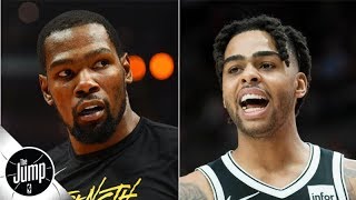 Kevin Durant wouldn't agree to D'Angelo Russell trade straight-up - Brian Windhorst | The Jump