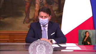 Dpcm 3 novembre 2020, conferenza stampa del Presidente Conte