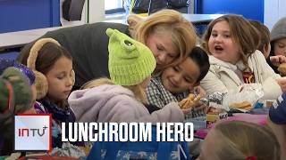 Lunchroom Hero | Substitute teacher saves choking student