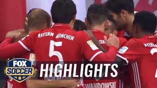 Arturo Vidal opens the scoring for Bayern vs. Gladbach | 2016-17 Bundesliga Highlights