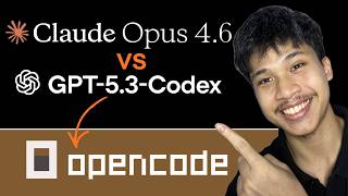 NEW Claude Opus 4.6 vs GPT-5.3 Codex inside Opencode | Which one is better?
