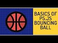 How to make Easy Bouncing Ball in p5.js Web Editor