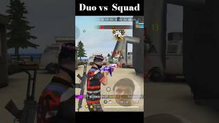 😃🥵 Duo vs Squad in Free Fire Short Video 🔥 #shorts