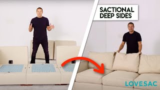 Deep Sides Configuration for Sactionals w/ Shawn Nelson | Product How-To Series w/ Lovesac CEO