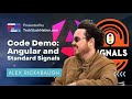 🚦 Code Demo! Comparing Signals Standard with Angular Signals from Alex Rickabaugh, Angular Team 🔥
