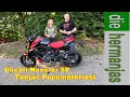 Ducati Monster SP im Popometer-Test. Wie kommt das häufig empfohlene  Bike bei Tanja an?