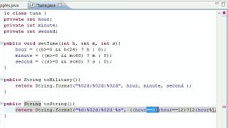 Java Programming Tutorial 37 Display Regular time