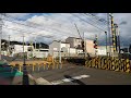 今日の踏切カンカン🚃　今日は☀　2021 5 11　京阪宇治線とjr奈良線の複々線化？　railroad crossing sound