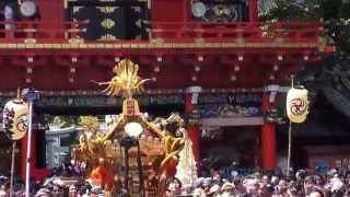 神田祭　神輿宮入　神田同朋町会　( Kanda Festival )　２０１３年　。