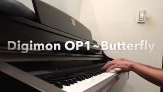 Butterfly-Digimon OP1 (piano improvisation )