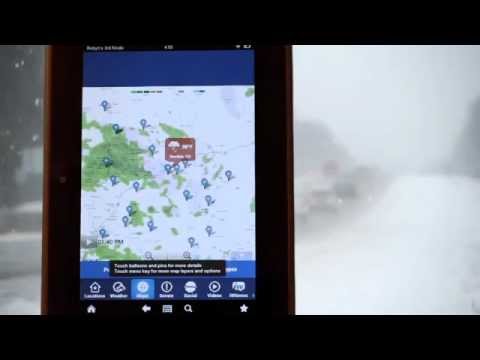 The Weather Channel para Android – Demostración de tableta