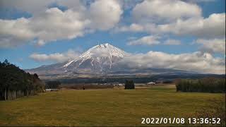 【LIVE】富士山ライブカメラ　朝霧高原　紅富士　夕焼け　Live Camera Mt.FUJI　2022.1.8 PM6時終了