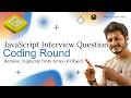 JavaScript Interview Questions  - Remove Duplicates from Array of Objects