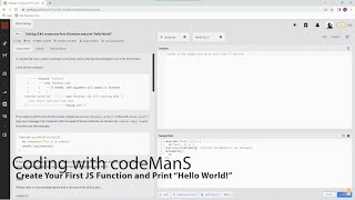 (Archived) Codewars 8 kyu Training JS #1: Create Your First JS Function and Print “Hello World!” Jav