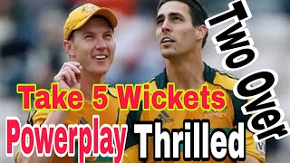 Brett Lee Mitchell Johnson Thrilled Two Over Powerplay in Rc22 | Vs Pakistan |