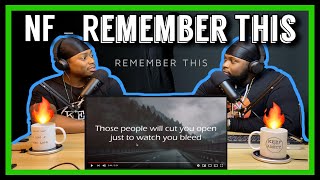 NF - Remember This| Brothers Reaction!!!!