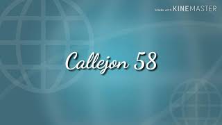 (LETRA)  Callejón 58-Oscar Cortez