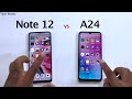 Redmi Note 12 vs SAMSUNG A24 Speed Test